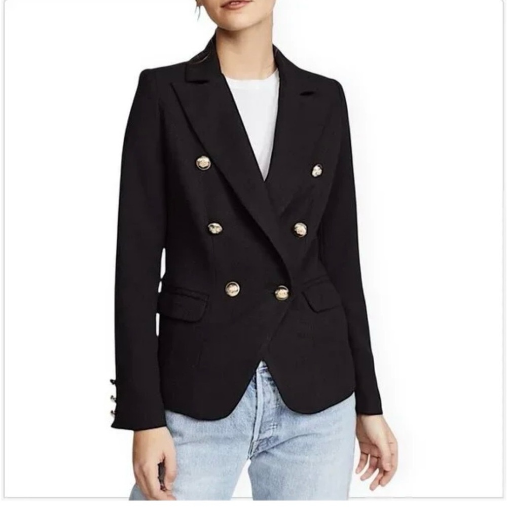 Black Lioness double breasted blazer